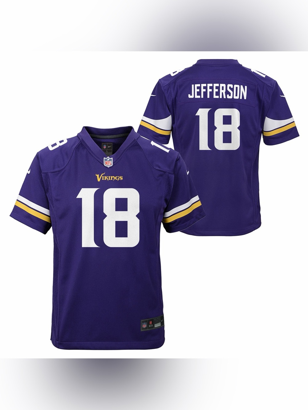 Nike | NFL | Jefferson - Vikings - Youth Jersey Sz M